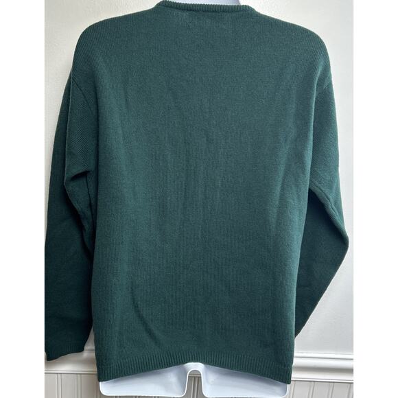 Vintage 90s Pendleton Wool Cardigan Sweater Womens M Button L/S Green Preppy - Picture 3 of 6